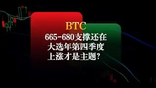 坏消息，BTC跌了！好消息，66500-68000没破！大选年财富密码是...?ETH持续吸筹，河马币能买吗？（建议1.5倍速观看） 比特币行情分析|  比特幣交易策略|ICT|订单流|BTC
