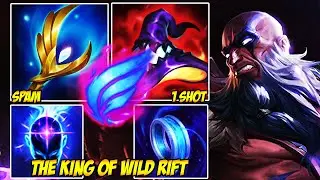 THE KING OF WILD RIFT WITH RYZE - THIS CHAMP IS INSANE (KILL MACHINE)