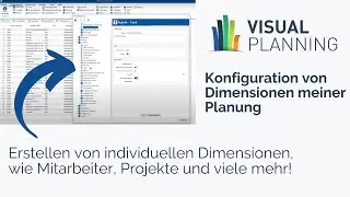 Die verschiedenen Dimensionen in Visual Planning konfigurieren