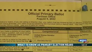 As partisan primary nears, what you need to know