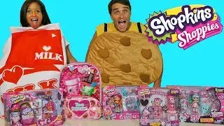 Shopkins Toy Challenge  Cookie Vs. Milk !  || Toy Review || Konas2002