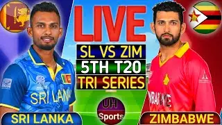 🔴 Sri Lanka vs Zimbabwe, 5th T20, Cricket Live Match Today Scores, Commentary | SL Vs ZIM Live Match