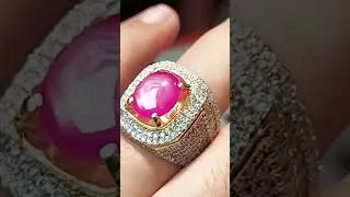 RUBY MADAGASKAR RASA BURMA MOTIFF SARANG LABA- LABA