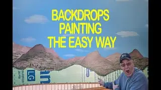 The Easiest Way To Paint A Backdrop For Any Model Or Diorama Scene