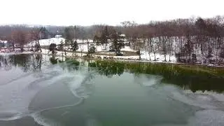 Tyranena Park   Winter   Legendary Lake Mills   Rock Lake   drone   Rock Lake Guest House   final #1