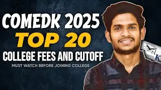Top 20 COMEDK Colleges 2025 | Actual Fees & Placement Reality | Which College Gives Best ROI? .