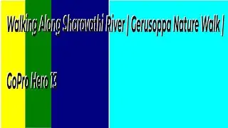 Walking Along Sharavathi River | Gerusoppa Nature Walk | GoPro Hero  13  | ಗೇರುಸೊಪ್ಪ ಪ್ರಕೃತಿ ನಡಿಗೆ |
