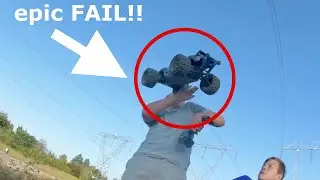 EPIC RC FAIL!! + Traxxas Rustler and Stampede in Action!