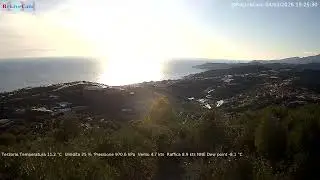 TimeLapse of 04/01/2026 in Terzorio (IM) #timelapse #webcam #livecam #italy #landscapes