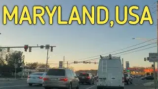 MY FIRST TIME IN MARYLAND USA/THE DRIVE THROUGH /BALTIMORE MARYLAND #marylandusa