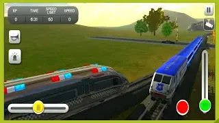 Railroad 5 With Chief Star Train-Police Train Simulator (Polisi Kereta)-Android Gameplay