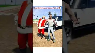 FRANKLIN SCAMMED BY SANTA FRANK | INDIAN BIKES DRIVING 3D | #shorts #op
