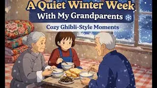 A Quiet Winter Week With My Grandparents ❄️ Cozy Ghibli-Style Moments