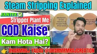 Stripper Plant Me COD Kaise Kam Hota Hai? | Steam Stripping Explained in Hindi | @DharmrajCreation 