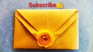 How To Make Paper Envelope✉️ At Home - DIY Envelope
