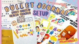 Daily Tracker Bullet Journal Setup + New Printables