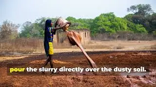 Turning Dry Dust into Moist Earth with One Slurry Layer