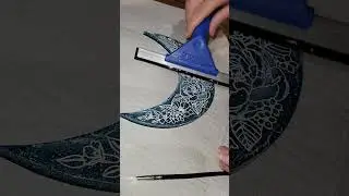 easy way to fill in etching on your resin pieces #shorts