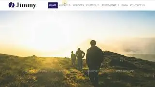 JIMMY | PORTFOLIO WEBSITE TEMPLATE | GUARDIANS OF IT