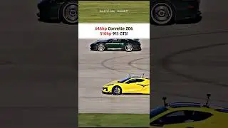 Corvette vs Porsche | USA vs Germany DRAG RACE!