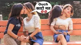 Real Lesbians kissing prank lesbian kiss prank gone wrong #prankongirlfriend