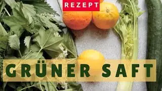 Rezept: Gr&uuml;ner Saft / Smoothie - mit Wildkr&auml;utern, Lecker Schmecker