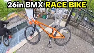 Снова в строю! Снова катаюсь на своём 26-дюймовом BMX на трассе