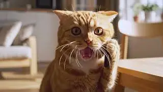 Little AI Cat's First Day at School 🐾 | So Cute!