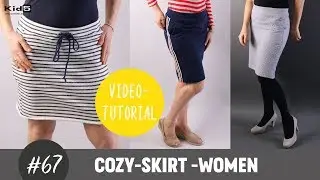 Sweatrock f&uuml;r Damen ganz einfach selber n&auml;hen DIY-N&auml;h-Tutorial