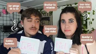 EXPONIENDO INFIELES 😨🔥 Preguntas incómodas con mi novio 🤡 @DinaStars