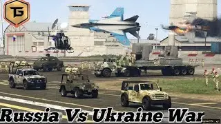 Russia Vs Ukraine War | Russian Helicopter Attack on Ukrainian Military Convoy| #gta5 #russia