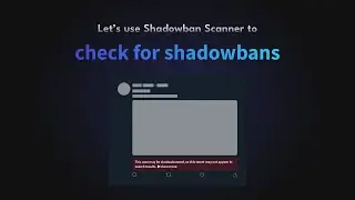 Shadowban Scanner - A browser extension that detects shadowbans on Twitter