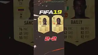 SANCHEZ VS BAİLLY FIFA TARİHİ KARŞILAŞTIRMASI #shorts #fifa #sanchez #bailly