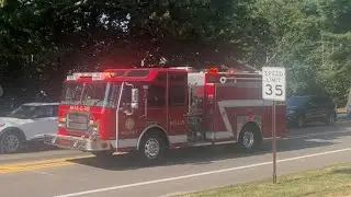 Millis Fire Department | Engine 2 responding mutual aid to medway for an elevator rescue ￼
