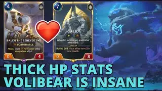 MY FIRST VOLIBEAR DECK WENT PERFECT (Formidable Volibear is AMAZING) LOR Standard