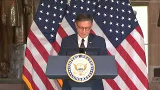 Speaker Johnson Delivers Remarks at the Congressional Gold Medal Ceremony for Greg LaMond