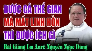 Được Lời Lãi Cả Thế Gian Mà Mất Linh Hồn Thì Được Ích Gì - Bài Giảng Của Cha Anrê Nguyễn Ngọc Dũng