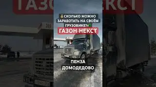 💰Сколько можно заработать на своём грузовике?🚛ГАЗОН НЕКСТ#shorts #газоннекст #дальнобой #заработок