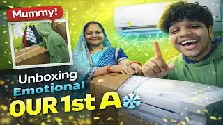 Middle Class Family Ka Sapna 😭❄️ | Mummy Ke Saath Pehla AC Unboxing