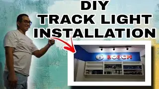 DIY TRACK LIGHT/HOW TO INSTALL TRACK LIGHT.