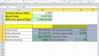 Office 2010 Class #21: Excel Formulas & Functions: Formula Inputs Numbers or Cell References?