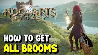 Hogwarts Legacy How to get ALL BROOMS (All Broom Locations & Showcase)
