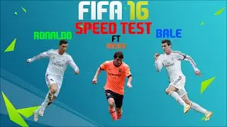 THE FASTEST PLAYERS IN FIFA 16 - Speed Test