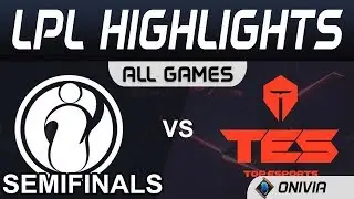 IG vs TES ALL GAMES Highlights Semifinals LPL Spring Playoffs 2020 Invictus Gaming vs TopEsports LPL