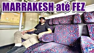 COMO É VIAJAR de TREM PRIMEIRA CLASSE do MARROCOS