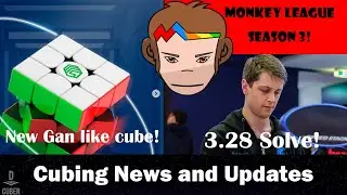 3.28 sec solve by Feliks| New company like Gan! | Monkey League is back! | Cubing News week 1