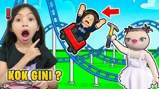 MIRIP PUNYA KAK KEIKEI 🥰😍 LEIKA BIKIN ROLLER COASTER VERSI MUKA LEGEND YANG LUCU [ROBLOX INDONESIA]