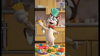 The Epic Cooking Fail: Cat Chef Bibs' Funny Pasta Disaster! 😂🍝 #storytime #cartoon