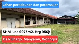 Lahan perkebunan dan peternakan bonus 4 bangunan permanen, 4 bangunan kandang ayam dari baja ringan