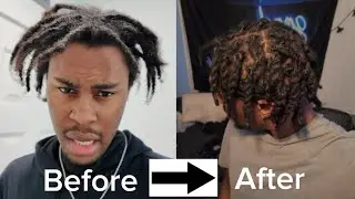 Retwist Day | Trust the Process 🌱 | 7 Month Locs